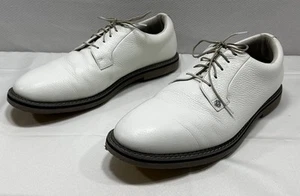 G/FORE Gallivanter Mens Size 14 Golf Shoes Leather White Grey G4MC20EF01 - Picture 1 of 14