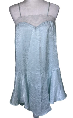 Gillian & O’Malley Women’s Y2K Coquette Fairycore Lingerie Satin Slip Dress Sz L - Image 1 of 4