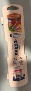 Prang Professional Watercolors 8 Assorted Colors Oval Pans 00800 - Picture 1 of 2
