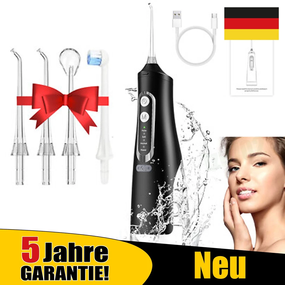 Munddusche Testsieger 2025 Zahndusche Water Flosser Munddusche Reise.Kabellos - Bild 1 von 4