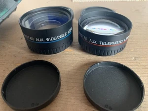 Tristar Aux Weitwinkelobjektiv & Aux Teleobjektiv für AF-5 mit Schutzkappen & Tasche - Bild 1 von 3