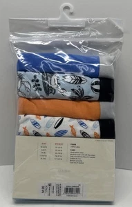 Cat & Jack Boys Briefs Underwear 100% Cotton Blue Surf Size 8 Medium M 7 Pack - Picture 1 of 4