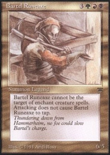 Heavy Play x 1 Bartel Runeaxe Legends - Image 1 of 1