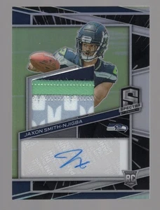 JAXON SMITH-NJIGBA 2025 PANINI SPECTRA SILVER PRIZM RPA RC AUTO/PATCH #06/60 - Picture 1 of 3