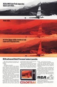 1980 RCA Colortrak TV: Detail Processor Vintage Print Ad - Picture 1 of 1