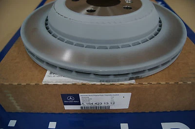 Par de rotores de freno trasero originales Mercedes Benz R320 R350 R500 Clase R 1644231312 Foto 1 de 2