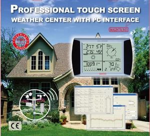 Professional Touch screen Weather Center with PC interface - Imagen 1 de 6