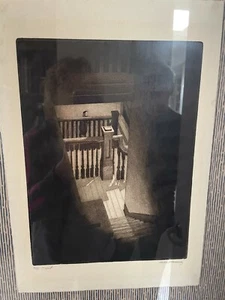 Vintage TX Artist Robert Massey Signed, Framed, Matted Lithograph "Tryst" 2/25  - Picture 1 of 2