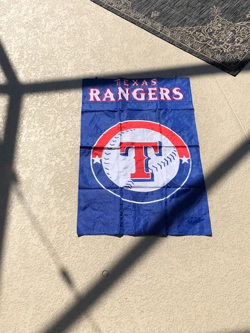 TEXAS RANGERS ~ Official MLB Outdoor House Flag Banner ~ New! Cover