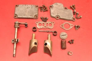 2000 96-00 SUZUKI RM 125 RM125 Exhaust Powervalve Linkage Shaft Spring Cover LOT - Picture 1 of 11