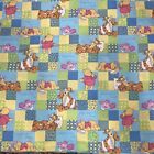 Disney For Springs Industries 1452 Pooh Piglet Tigger Patchwork Sleepy Fabric
