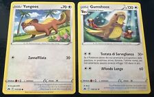 Set carte Pokemon Zenit Regale ITA: YUNGOOS - GUMSHOOS 117-118/159