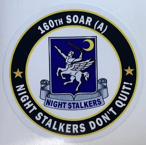 US Army 160th SOAR(A) "Night Stalkers Don't Quit!" Aufkleber Wasserdicht D891 - Bild 1 von 1