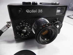 Rollei 35 Film Camera Tessar 40mm f3.5 fully working order + FRONT CAP serviced - Picture 1 of 8