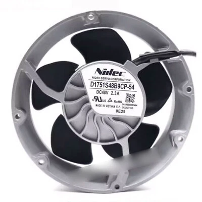 1PCS New NIDEC D1751S48B9CP-54 DC48V 2.3A inverter cooling fan#QW - Image 1 of 3
