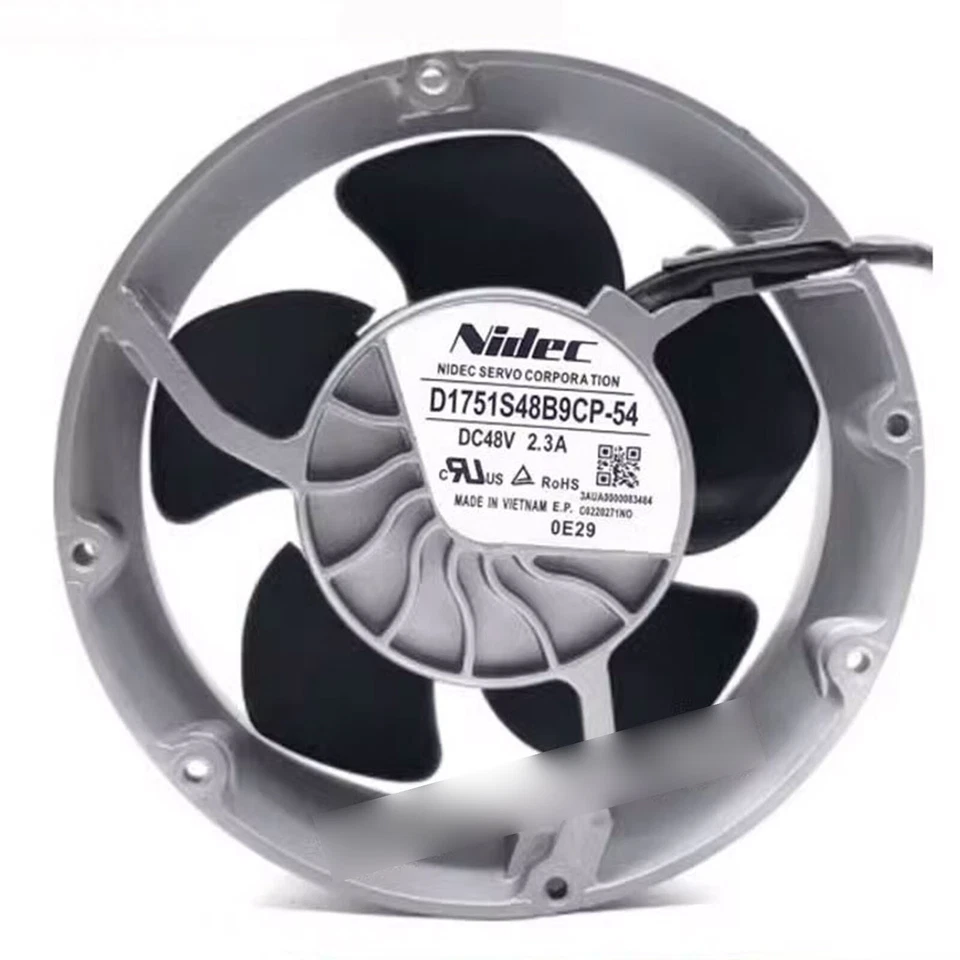 1PCS New NIDEC D1751S48B9CP-54 DC48V 2.3A inverter cooling fan#QW - Image 1 of 3