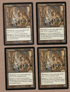MTG - 4X Workhorse X4 - Exodus - Rare EX/NM - Playset - Picture 1 of 2