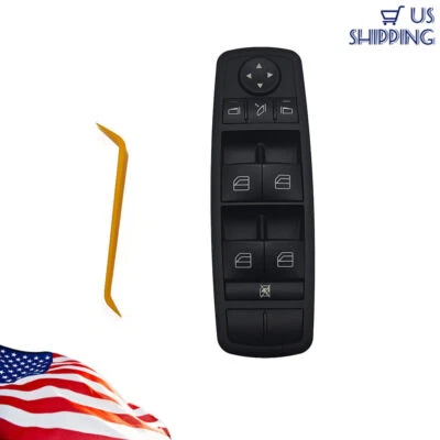 Выключатель стеклоподъемника передний левый 2518300290 для Mercedes-Benz ML350 ML550 GL350 - Изображение 1 из 4