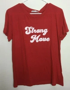 Anthropologie Erin & Sara Sub Urban Riot Strong Move Short Sleeve Tee S NWT - Picture 1 of 6