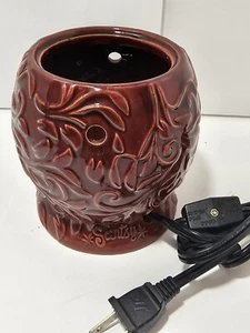 Scentsy CAPRI Full Size Malta Red Vine Wax Warmer Retired DSW-CAPR No Top Tested - Picture 1 of 5