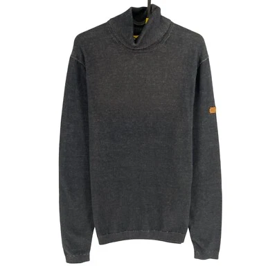 Suéter Jersey Camel Active Hombre Azul Grisáceo Cuello Alto Talla M Foto 1 de 4