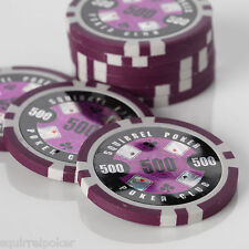 Poker Chips - 15G Heavy Poker Chips in 25pcs per Roll Value - Many Values