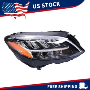 For 2019-2021 Mercedes W205 C-Class C300 LED Headlight Right Passenger Side - Picture 1 of 12