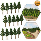 100pcs 1:220 Model Pine Trees Green For N Z Scale Model Train Layout 35mm S3812