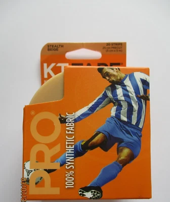 KT TAPE Kt Band 100 % synthetischer Stoff 20 Streifen (5 cmx5m) (0234)