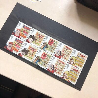 GB 2012 MINT STAMPS SET (10) COMICS - DANDY BEANO EAGLE BUNTY TOPPER TIGER ETC - Image 1 of 3
