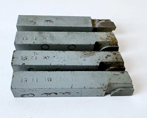 (4) AL10 C2 Carbide Tipped 5/8" X 5/8" X 4" HSS Lathe Tool Bit Cutting LH - Picture 1 of 7