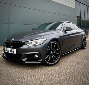 2017 BMW 420d Coupe M Sport Auto Diesel GREY M Performance, Tan Leather, PRONAV - Picture 1 of 19