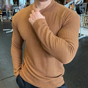 T-shirt uomo, maglione manica lunga, pullover in maglia, maglietta uomo - Foto 1 di 31