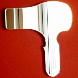 Haartrockner Acryl Silber Spiegel (verschiedene Größen verfügbar) - Bild 1 von 2