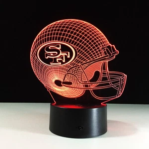 San Francisco 49ers Trey Lance Kittle Bosa LED Light Lamp Collectible Gift - Picture 1 of 9