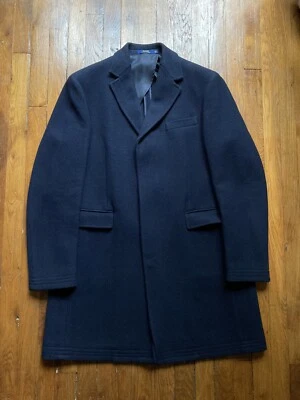 Manteau Droit / Single Breasted Coat POLO RALPH LAUREN Navy Taille / Size L - Photo 1/4