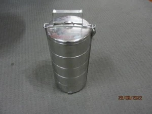 Food Carrier Portable Container Food STAINLESS STEEL CAMPING HIKING TRAVEL - Picture 1 of 6