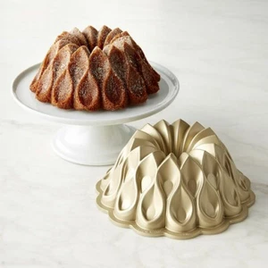 Nordic Ware Crown 70th Anniversary Gold Baking Pan USA - Picture 1 of 5