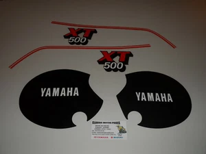 XT 500 YAMAHA 1981/1985 DECAL /KIT D'EMBLEMES COMPATIBLE - Imagen 1 de 2
