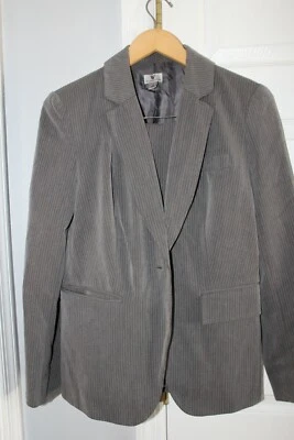 Traje Worthington Damas Gris Pin Rayas Talla 8 Foto 1 de 3