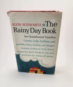 Vintage HCDJ The Rainy Day Book By Alvin Schwartz 1968  - Picture 1 of 11