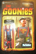 SDCC 2014 FUNKO REACTION GOONIES SLOTH SUPERMAN SHIRT VARIANT FIGURE UNPUNCHED