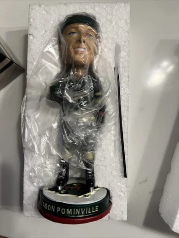 Minnesota Wild JASON POMINVILLE Bobblehead 2014 SGA in box NEW Cover