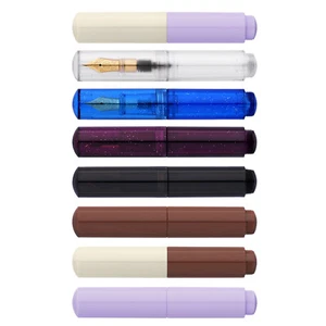 NEW VER. MAJOHN Wancai Fountain Pen Resin Dropper Pocket Travel Short ink Pen - Picture 1 of 26