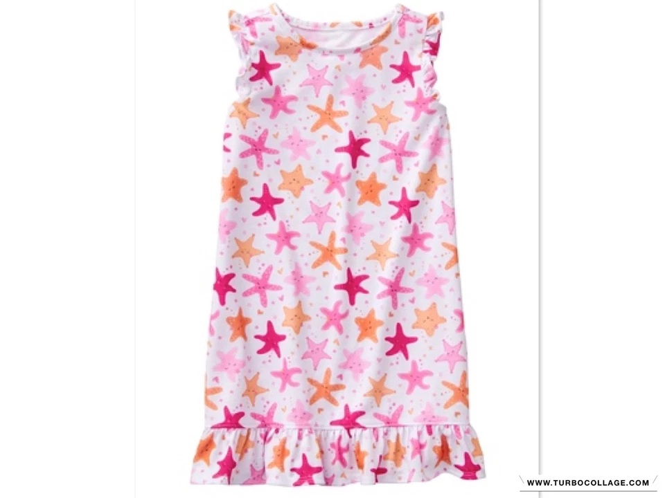 NUEVO CAMISÓN GYMBOREE ESTRELLA DE MAR ROPA DE DORMIR TALLA 4 Foto 1 de 1