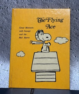 Vintage 1971 Snoopy The Flying Ace Hallmark Thoughtfulness Book: Charles Schulz - Imagen 1 de 4