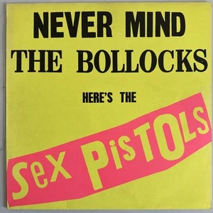 SEX PISTOLS NEVER MIND THE BOLLOCKS VINYL LP UK A2/B3 BLANK BACK 11 TRACKS - Picture 1 of 19