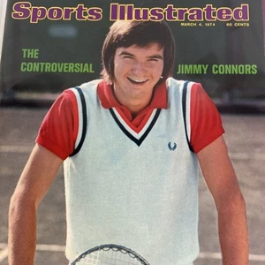 Sports Illustrated March 4, 1974 Jimmy Connors and Chris Evert Tennis  - Picture 1 of 7