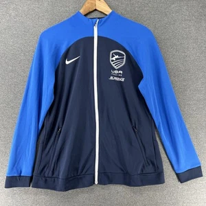 NEW Nike USA Fencing Women's Full-Zip Jacket Size Large Blue Lightweight Sport - Picture 1 of 13