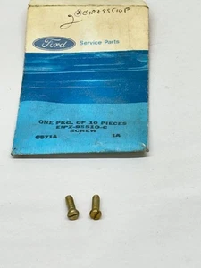 NOS Ford E1PZ-9S510-C Carburetor Choke Cap Screws OEM (2 of 10 in pkg) - Picture 1 of 3